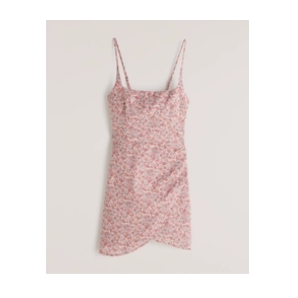 Abercrombie & Fitch Scoopneck Wrap Mini Dress